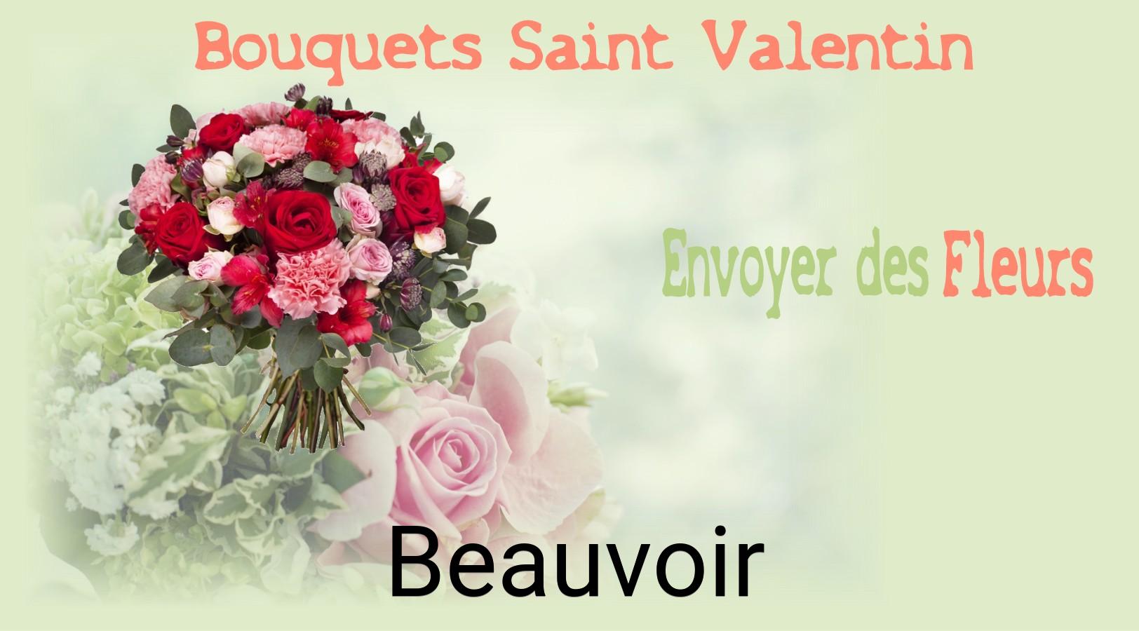 Roses de Saint-Valentin livrées à Beauvoir